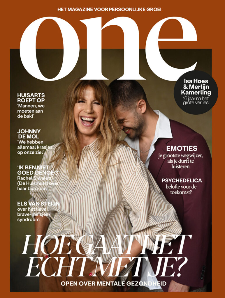 Cover van ONE Magazine met Isa Hoes en Merlijn Kamerling