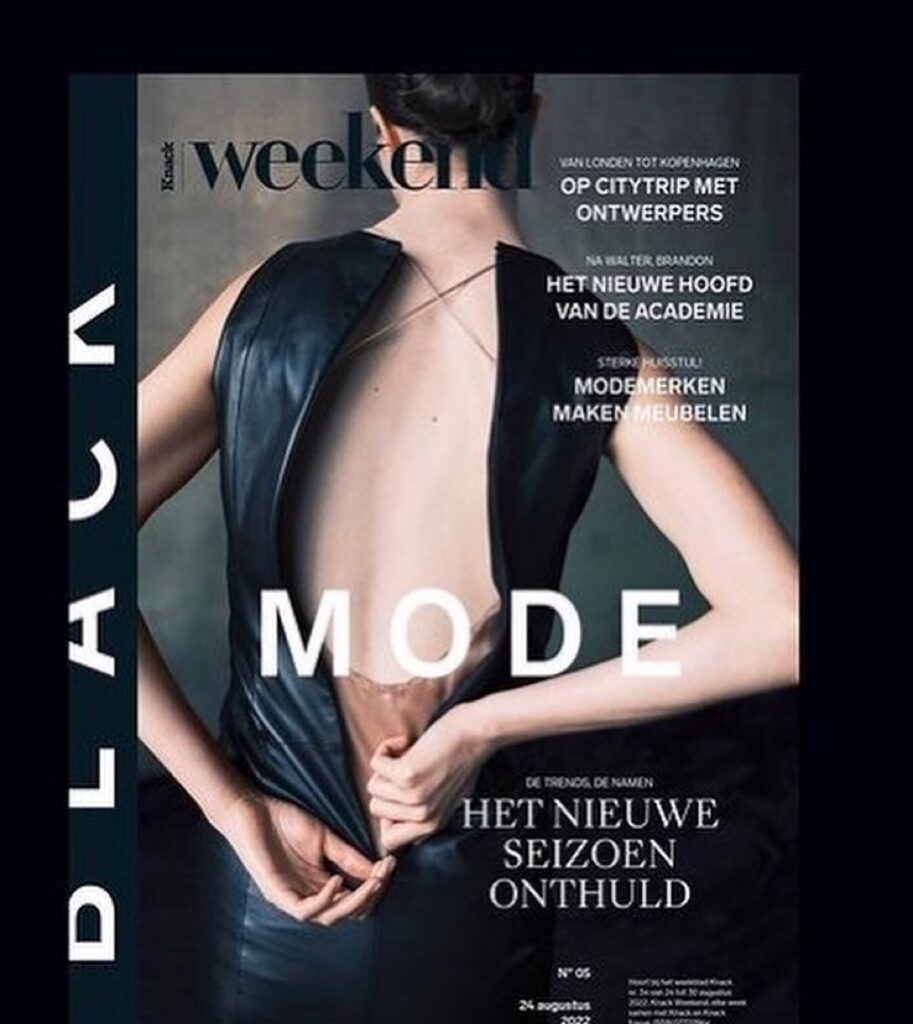 Cover van Knack Weekend, geschoten in de studio